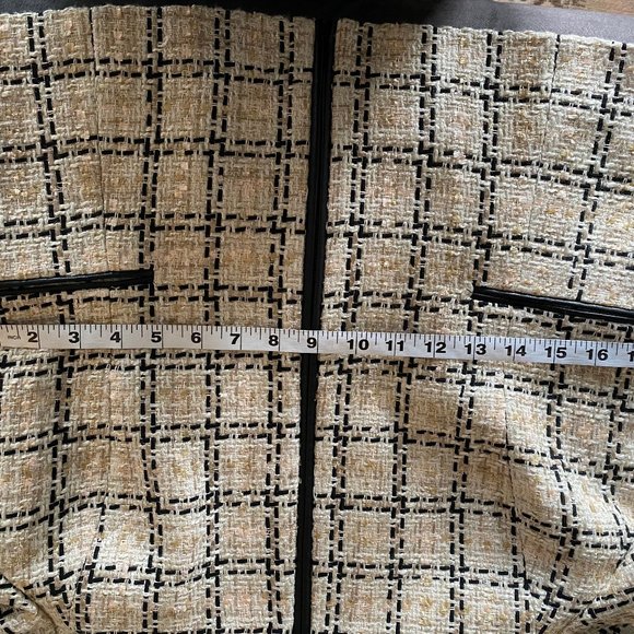NWOT Karl Lagerfeld Paris Skirt Suit Tweed Chanel Black Blazer Sz 6 Skirt Size 4 - Picture 14 of 16
